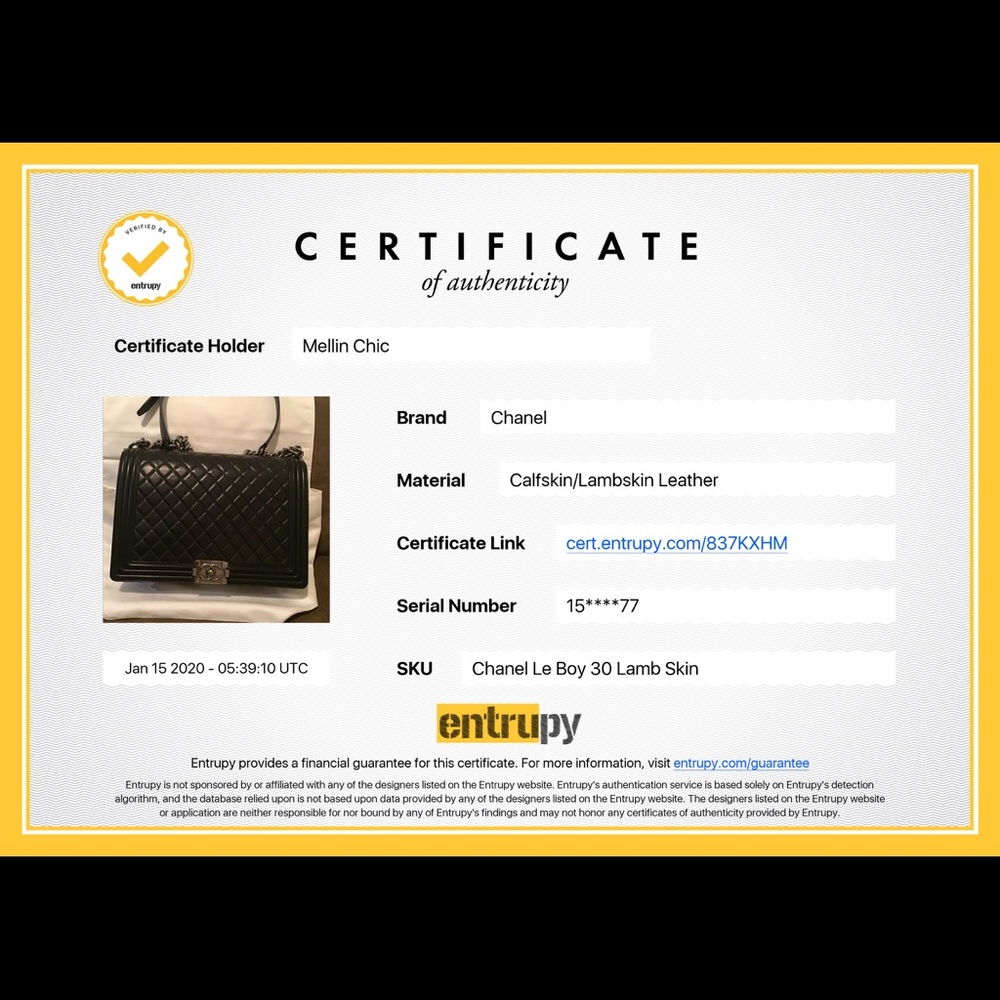 💓Sold💓Chanel Le Boy 30 (Large) - Picture 7 of 8